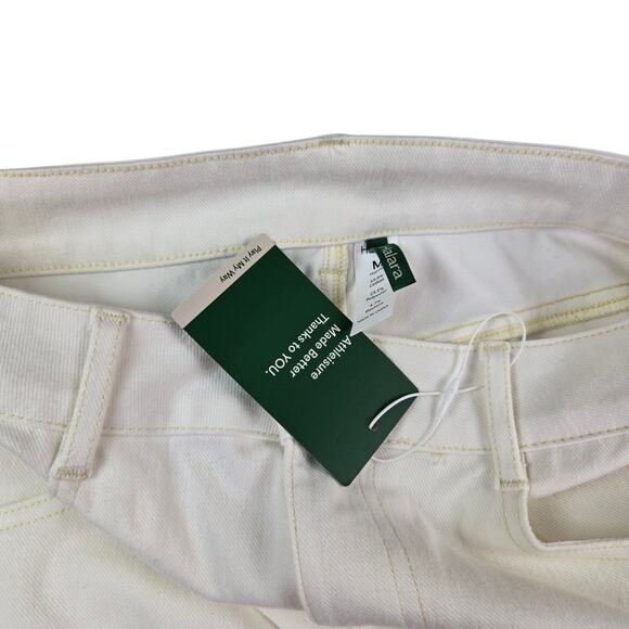 NWT Halara Flex High Waist Rolled Hem Wide Leg Stretchy Knit Jeans Size Medium - Picture 6 of 6